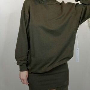 Young Fabulous And Broke Deep Olive Dress